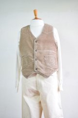 70's Levi's (リーバイス) Corduroy boa vest [BEIGE]  が入荷致しました