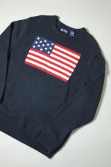 90's~ CHAPS star & stripe cotton knit が入荷しました