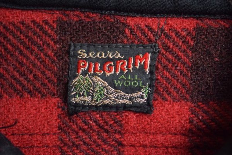 画像3: 40's PILGRIM half zip wool shirt