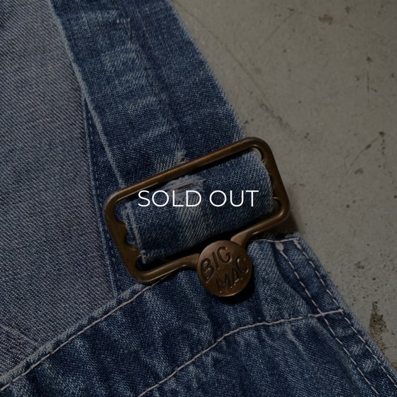 画像10: 60's BIG MAC denim overalls (10)