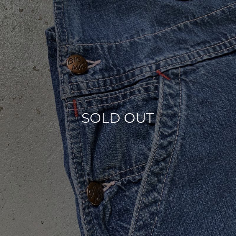 画像8: 60's BIG MAC denim overalls (8)