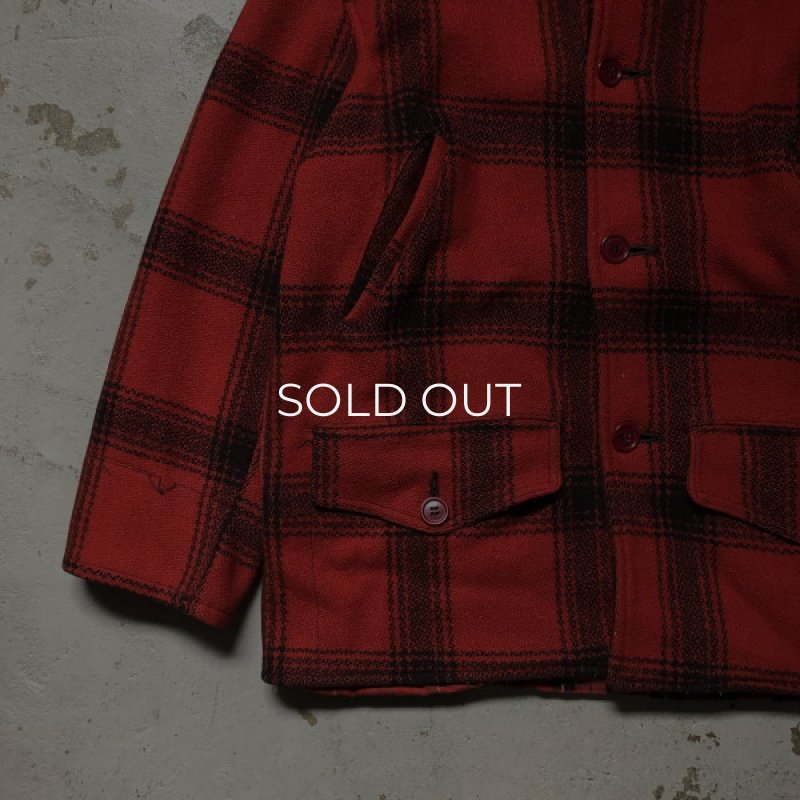 画像8: 40-50's J.C.Higgins wool hunting jacket (8)