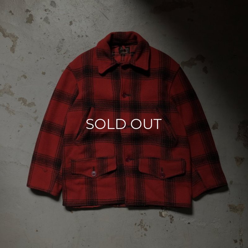 画像6: 40-50's J.C.Higgins wool hunting jacket (6)