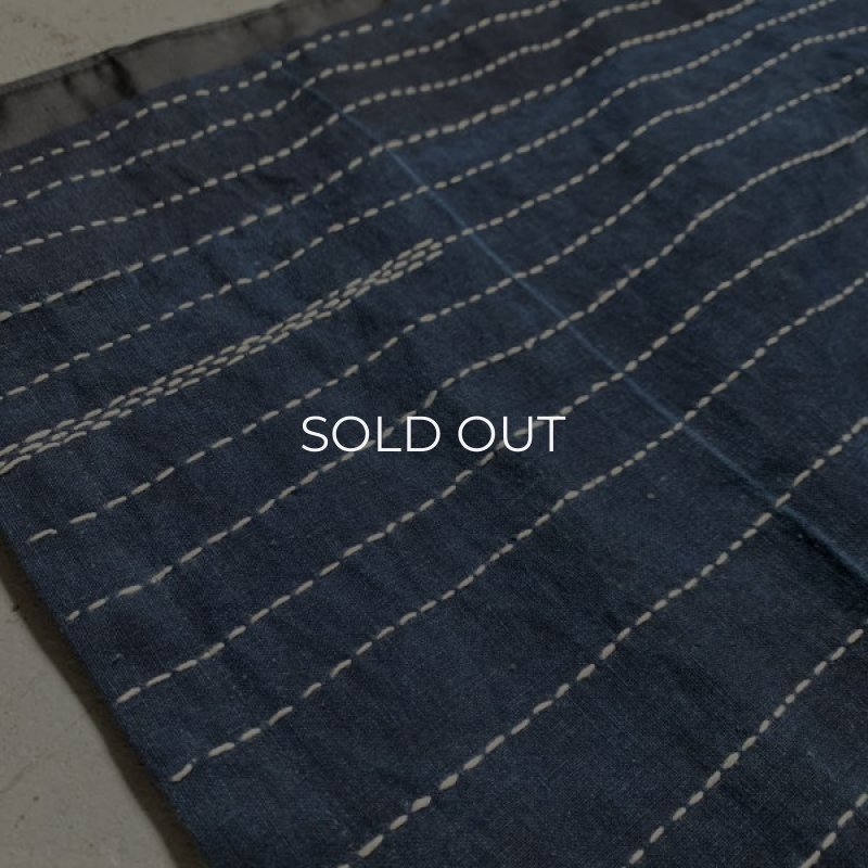 画像6: 〚TEXTURES〛 wrap skirt "藍染古布" (6)