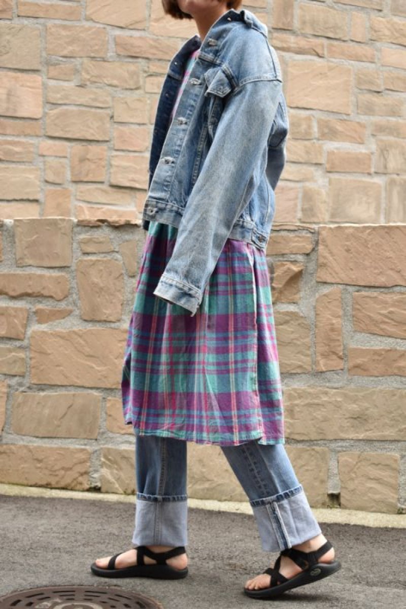 画像2: Indian madras check one-piece
