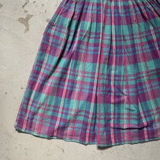 画像10: Indian madras check one-piece (10)