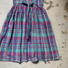 画像6: Indian madras check one-piece (6)