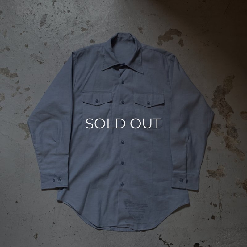 画像5: 90's U.S.Navy chambray shirt -deadstock- (5)