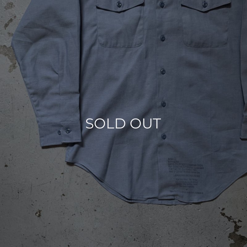 画像7: 90's U.S.Navy chambray shirt -deadstock- (7)