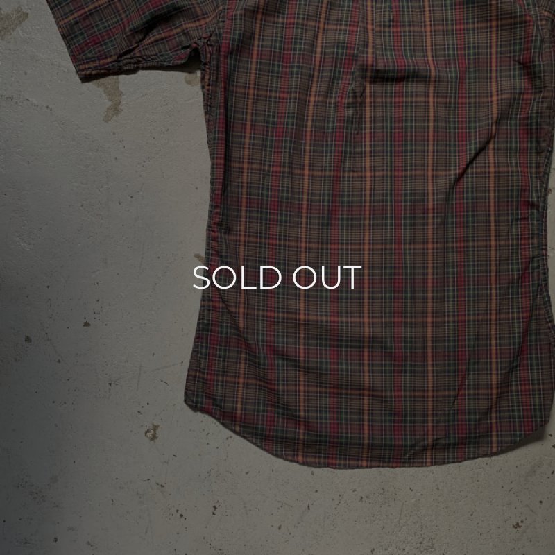 画像14: 60's-70's S/S madras check shirt -deadstock- (14)