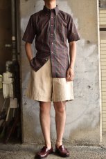 画像4: 60's-70's S/S madras check shirt -deadstock- (4)