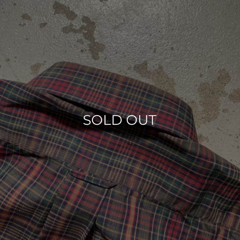 画像15: 60's-70's S/S madras check shirt -deadstock- (15)