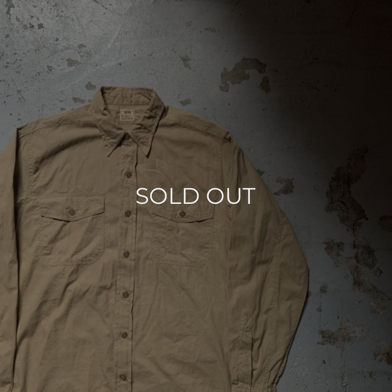 画像6: 50's Elbeco L/S cotton poplin shirt (6)