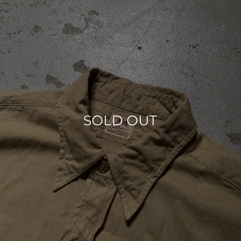 画像10: 50's Elbeco L/S cotton poplin shirt (10)
