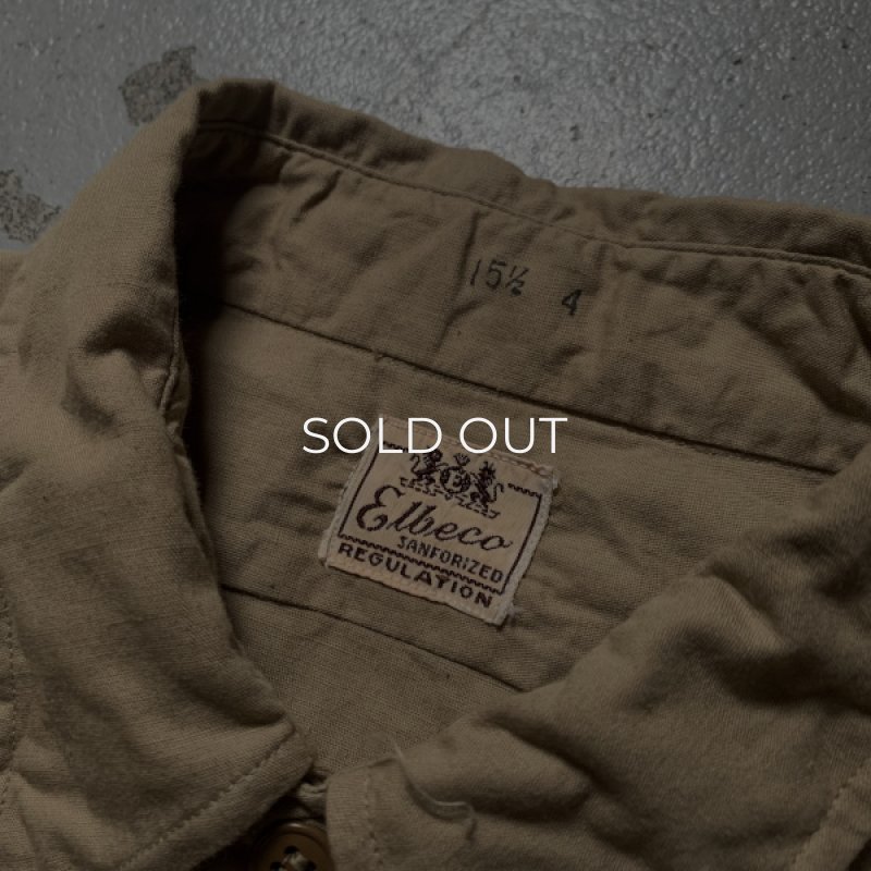 画像11: 50's Elbeco L/S cotton poplin shirt (11)