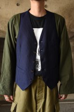 画像2: 〚TEXTURES〛 gilet jacket (2)