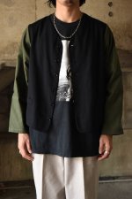 画像2: 〚TEXTURES〛 gilet jacket (2)