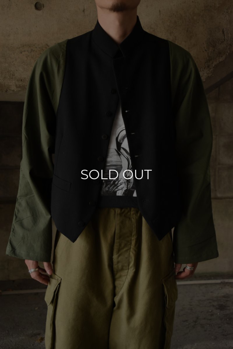 画像2: 〚TEXTURES〛 gilet jacket (2)