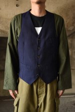 画像1: 〚TEXTURES〛 gilet jacket (1)