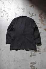 画像13: 80's-90's tweed tailored jacket "Harris Tweed" (13)