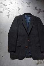 画像6: 80's-90's tweed tailored jacket "Harris Tweed" (6)