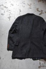 画像14: 80's-90's tweed tailored jacket "Harris Tweed" (14)