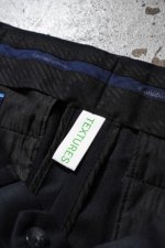 画像13: 〚TEXTURES〛 Inside Stripe Slacks -Navy×Black- (13)