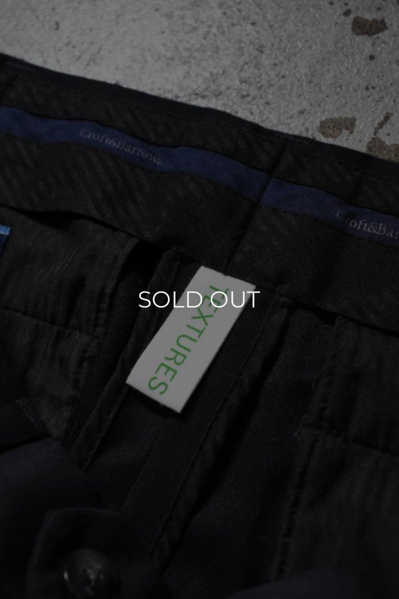 画像13: 〚TEXTURES〛 Inside Stripe Slacks -Navy×Black- (13)