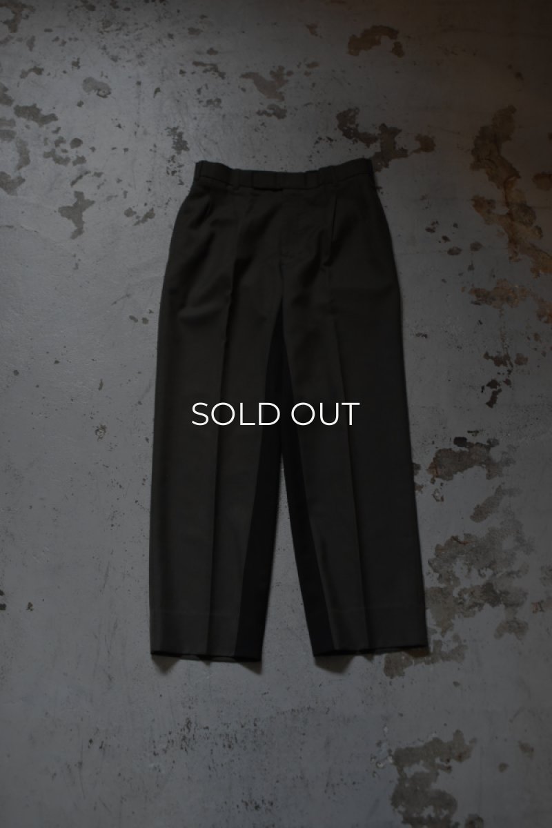 画像7: 〚TEXTURES〛 Inside Stripe Slacks -Olive×Black- (7)