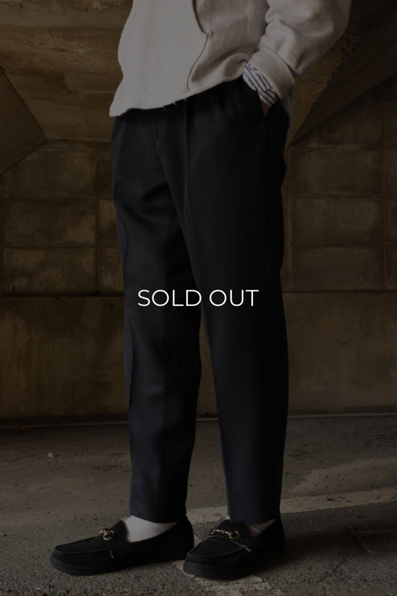 画像3: 〚TEXTURES〛 Inside Stripe Slacks -Navy×Black- (3)