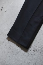 画像17: 〚TEXTURES〛 Inside Stripe Slacks -Navy×Black- (17)