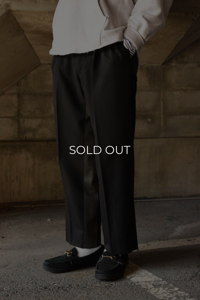 画像3: 〚TEXTURES〛 Inside Stripe Slacks -Black×Olive- (3)