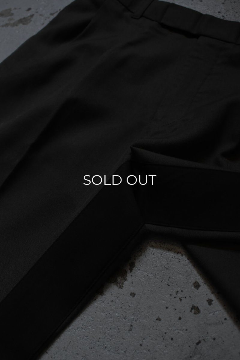 画像11: 〚TEXTURES〛 Inside Stripe Slacks -Olive×Black- (11)