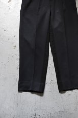 画像9: 〚TEXTURES〛 Inside Stripe Slacks -Navy×Black- (9)