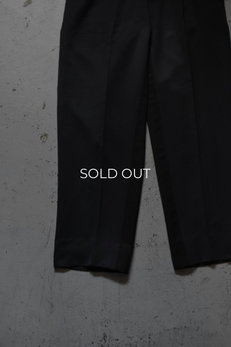 画像9: 〚TEXTURES〛 Inside Stripe Slacks -Navy×Black- (9)