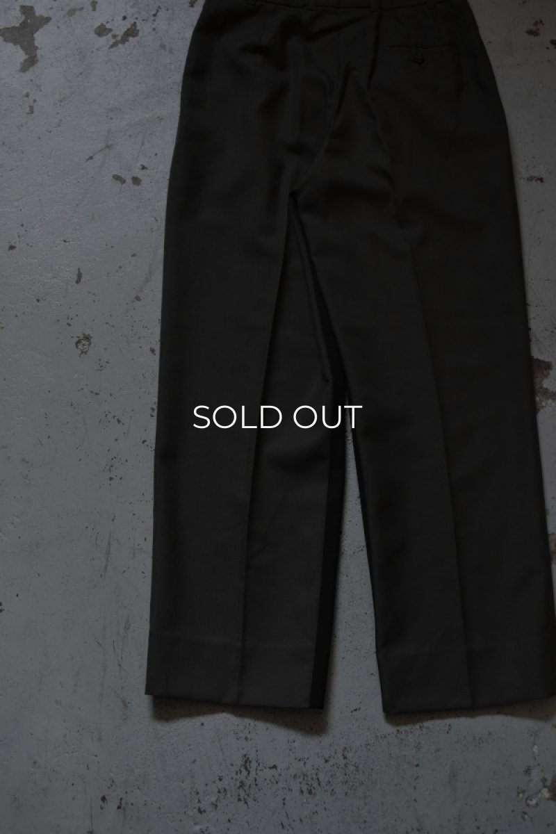 画像16: 〚TEXTURES〛 Inside Stripe Slacks -Olive×Black- (16)