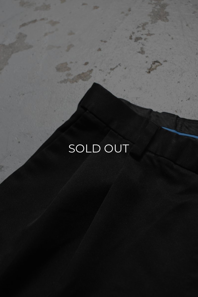 画像13: 〚TEXTURES〛 Inside Stripe Slacks -Black×Olive- (13)