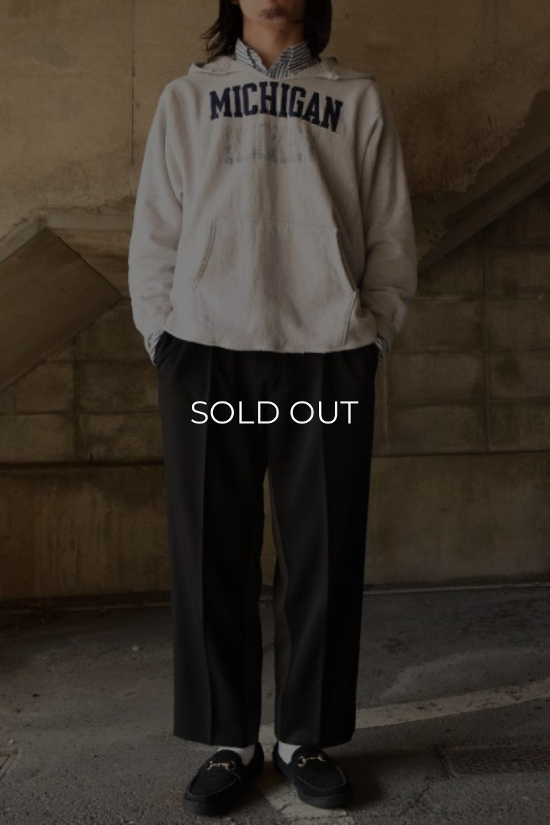 画像5: 〚TEXTURES〛 Inside Stripe Slacks -Black×Olive- (5)