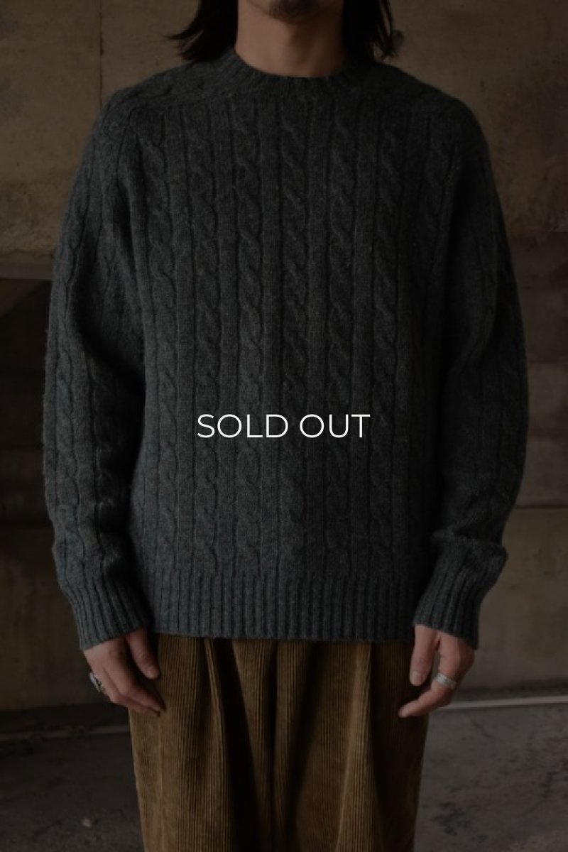 画像1: Brooks Brothers Shetland wool knit sweater (1)