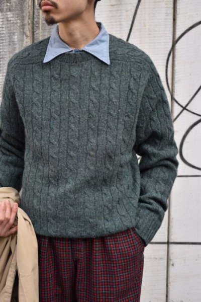 画像1: Brooks Brothers Shetland wool knit sweater