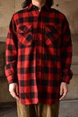 画像1: 60's Sears wool work shirt (1)