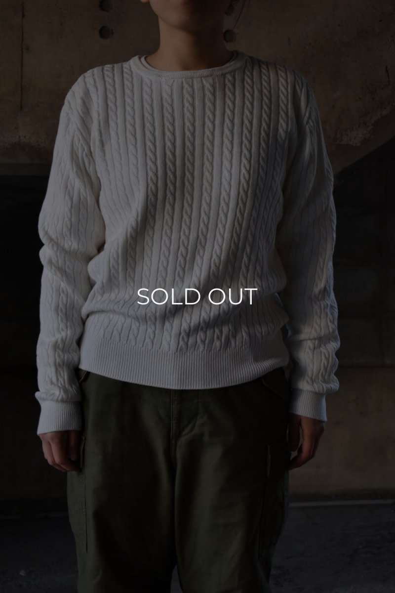 画像1: Brooks Brothers cotton knit sweater (1)
