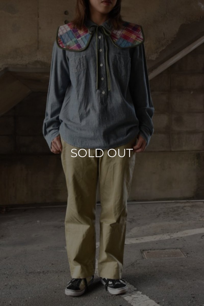 画像4: 〚TEXTURES〛Quilting Detachable Collar -patchwork- (4)