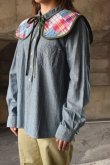 画像2: 〚TEXTURES〛Quilting Detachable Collar -patchwork- (2)