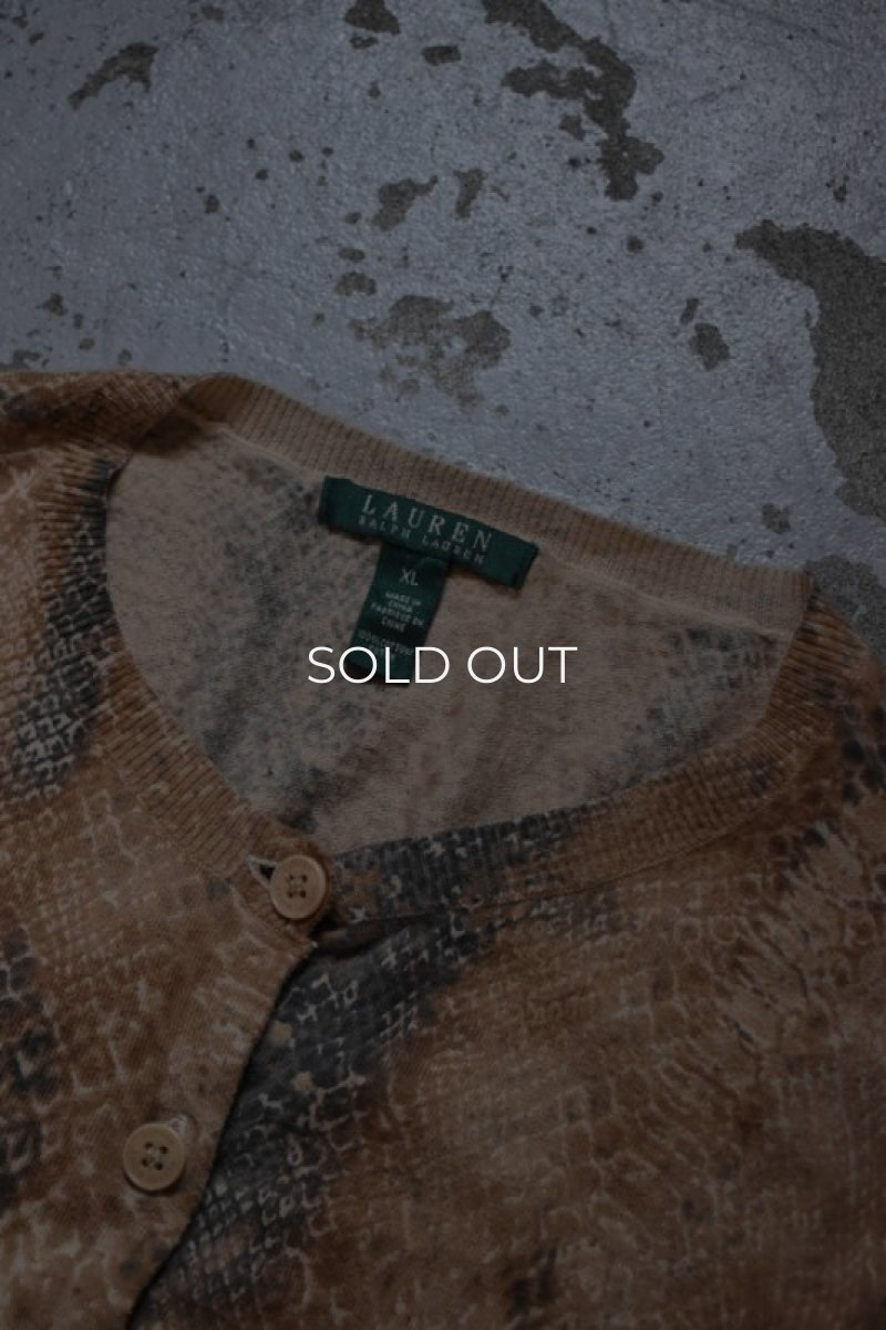 画像8: LAUREN cotton knit cardigan (8)