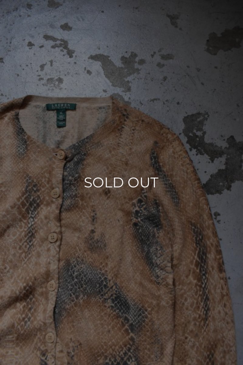 画像6: LAUREN cotton knit cardigan (6)