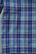 画像12: Norm Thomson madras check tailored jacket (12)