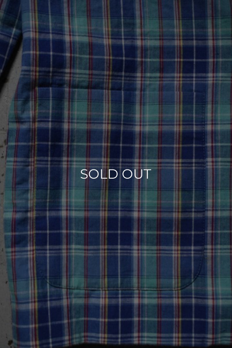 画像12: Norm Thomson madras check tailored jacket (12)