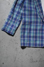 画像7: Norm Thomson madras check tailored jacket (7)