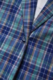 画像10: Norm Thomson madras check tailored jacket (10)